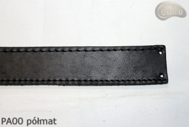 PA00 leather trouser belt without buckle, repair kit without buckle