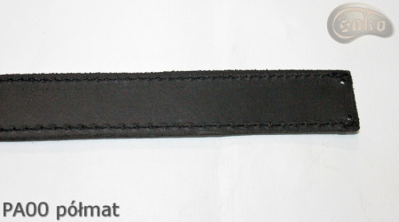 PA00 leather trouser belt without buckle, repair kit without buckle