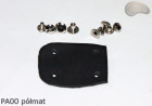 PA00 leather trouser belt without buckle, repair kit without buckle