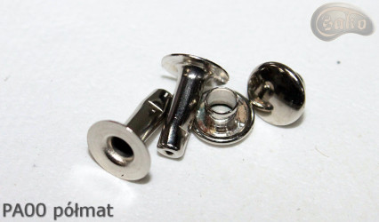 PA00 leather trouser belt without buckle, repair kit without buckle