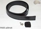 PA00 leather trouser belt without buckle, repair kit without buckle