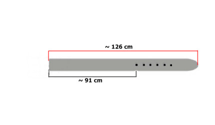 PA00 leather trouser belt without buckle, repair kit without buckle