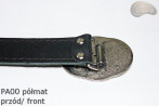 PA00 leather trouser belt without buckle, repair kit without buckle