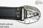 PA00 leather trouser belt without buckle, repair kit without buckle