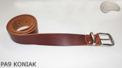 PA9 cognac leather trouser belt