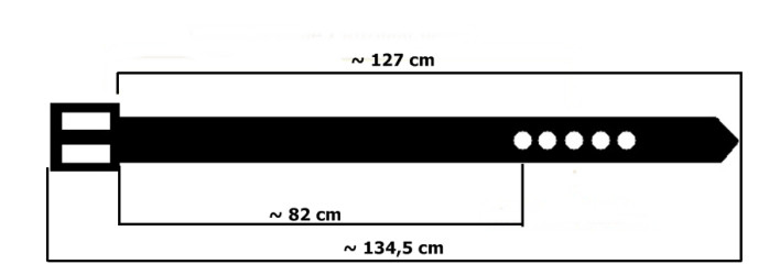 PKL11 leather trouser belt