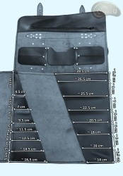 Taška / pouzdro na nůž  COGNAC (model 2)