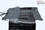 Taška / pouzdro na nůž  ČERNÁ KŮŽE S ZIP (model 3)