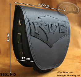 LEATHER SADDLEBAG S601 H-D SOFTAIL