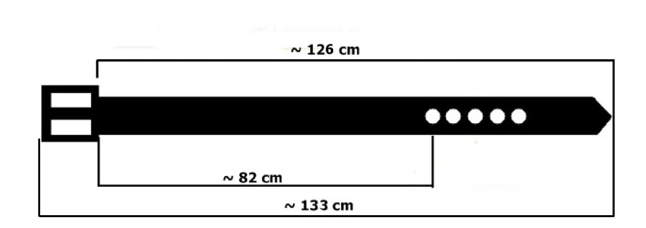 PKL13 leather trouser belt