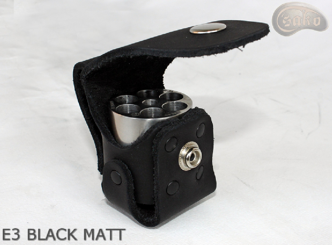 Housse d'holster E3 BLACK MATT pour le tambour du revolver Remington calibre 44 COLT1860 Housse d'holster E3 BLACK MATT pour le tambour du revolver Remington calibre 44 COLT1860