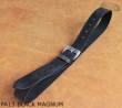 Kožený pásek na kalhoty PA13 BLACK MAGNUM