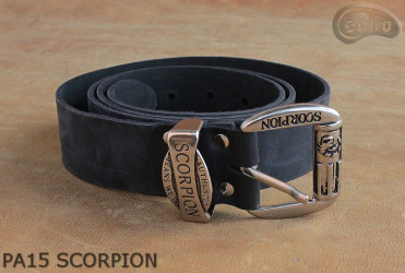 Ceinture de pantalon en cuir PA15 SCORPION