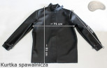 Veste de soudeur en cuir F19 avec fermeture velcro