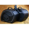 LEATHER SADDLEBAGS S152 SKULL