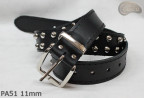 PA51 leather strap with 11 mm decorative rivets