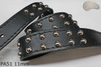 PA51 leather strap with 11 mm decorative rivets