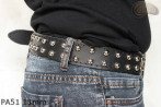 PA51 leather strap with 11 mm decorative rivets
