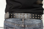PA51 leather strap with 11 mm decorative rivets