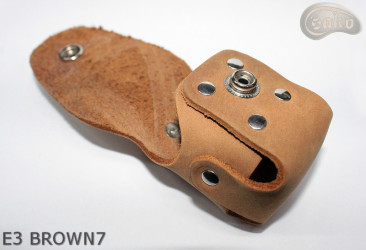 E3 HNĚDÝ7 obal pouzdra na buben revolveru Remington ráže 44  COLT1860