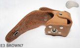 E3 HNĚDÝ7 obal pouzdra na buben revolveru Remington ráže 44  COLT1860