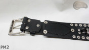 Motorcycle leather trouser belt PM2, length ~ 110,5 cm