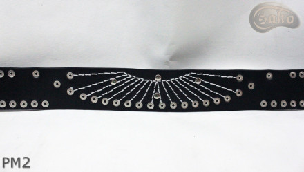 Motorcycle leather trouser belt PM2, length ~ 110,5 cm
