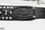 Motorcycle leather trouser belt PM3, length ~ 115 cm