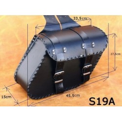 LEATHER SADDLEBAGS S19