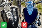 Tankový pás pro  Kawasaki VN 2000 *pravé smrk*