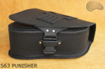 LEATHER SADDLEBAG S63 PUNISHER H-D SOFTAIL