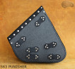 LEATHER SADDLEBAG S63 PUNISHER H-D SOFTAIL