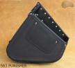 LEATHER SADDLEBAG S63 PUNISHER H-D SOFTAIL