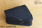 LEATHER SADDLEBAG S571 PUNISHER H-D Sportster