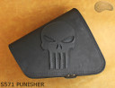 LEATHER SADDLEBAG S571 PUNISHER H-D Sportster
