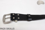 Kožený pásek PA20 SKULLS