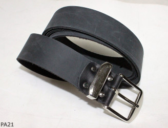 PA21 Leather trouser belt