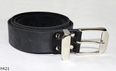 PA21 Leather trouser belt