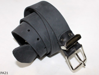 PA21 Leather trouser belt
