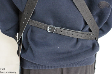 Tablier de protection en cuir F20 sans pression boucher/soudure/chef/barbecue/serrurier