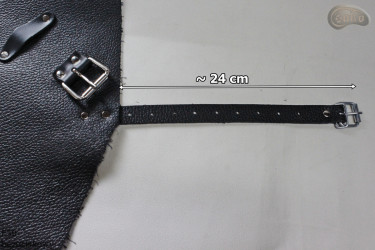 Kožená ochranná zástěra F30 bezuciskowy řezník/svářeč/kuchař/grilovač/zámečník