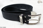 PA23 JEANS Bőr nadrágszíj fém csúccsal