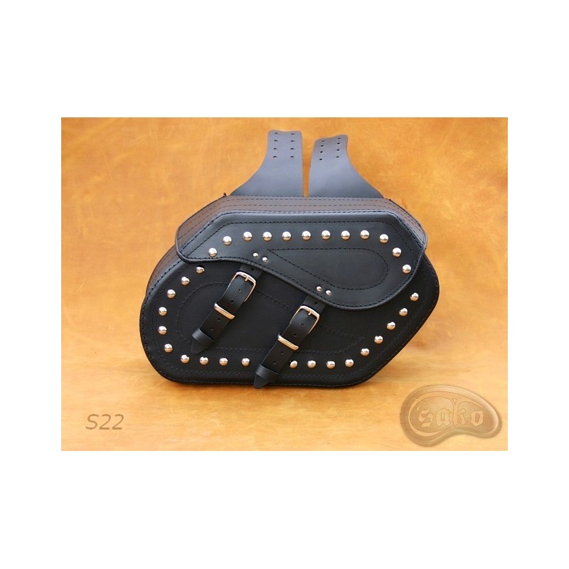 LEATHER SADDLEBAGS S22