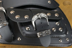 LEATHER SADDLEBAGS S162