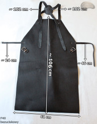 Leather protective apron F40 pressure-free butcher/welding/chef/barbecue/locksmith