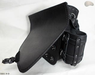 LEATHER SADDLEBAG S661 H-D SOFTAIL