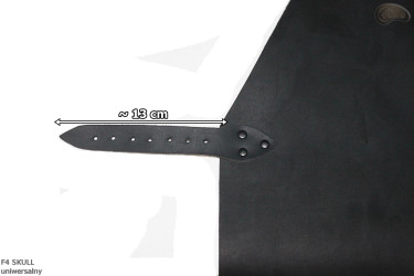 Bőr védő kötény/hentes kötény/hegesztő kötény/főző kötény/barbecue kötény/lakatos kötény F4 SKULL