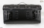 K160 motorcycle roll bag with lock and drink holders