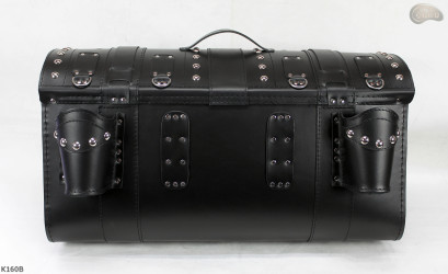 Coffre moto K160 avec serrure et porte-boissons