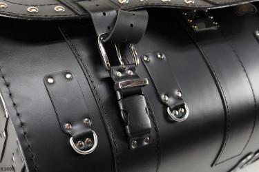 K160 motorcycle roll bag with lock and drink holders